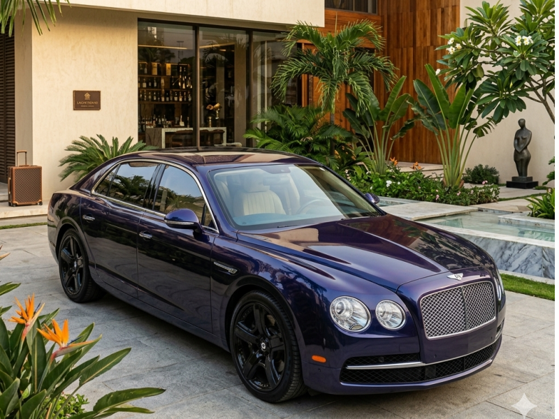 event transportation Lagos chauffeur service wedding car luxury hire TheLuxAuto